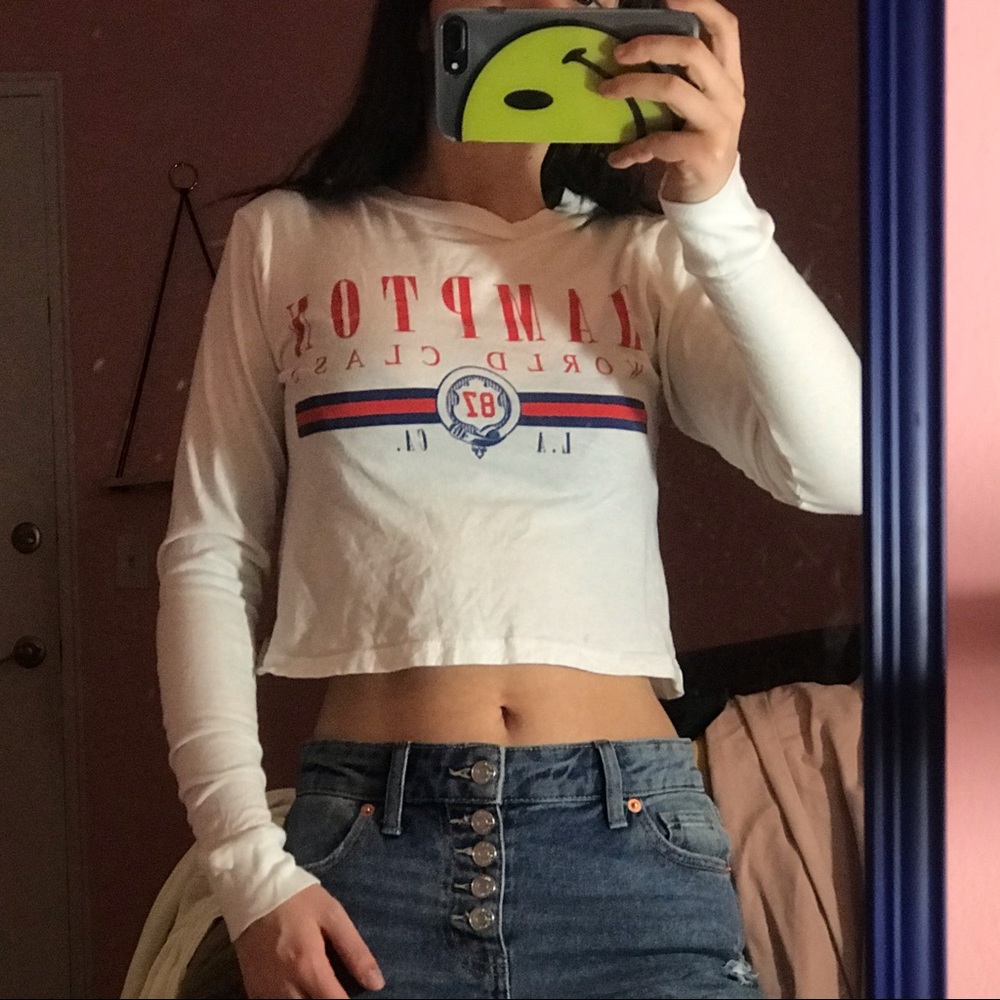 White Long Sleeve T Shirt